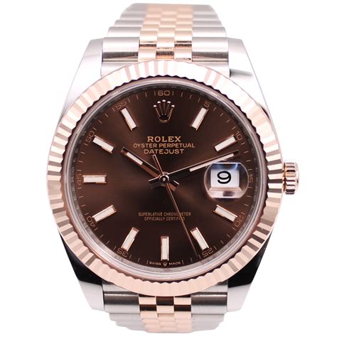 chocolate face rolex datejust|Rolex Datejust 41 price.